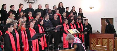 Gelungene Premiere des Gospelchores Hassberge, 18. Oktober 2003