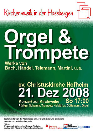 Orgel und Trompete