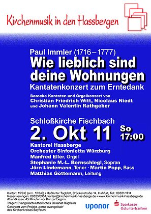 Kantatenkonzert zum Erntedank