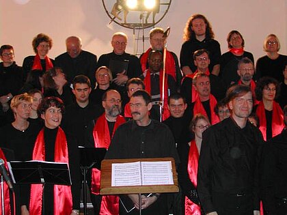 Gelungene Premiere des Gospelchores Hassberge, 18. Oktober 2003